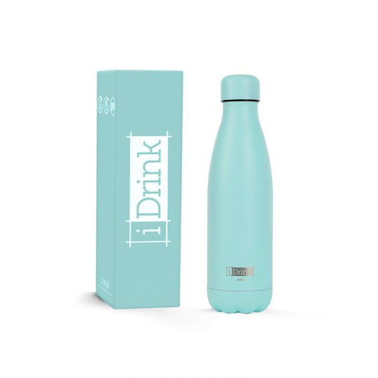 iDrink Stainless Steel / Plastic BPA Free Thermos Bottle 1lt Mind Green