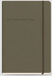 The Writing Fields Wochenplaner 2027 Braun Lede...
