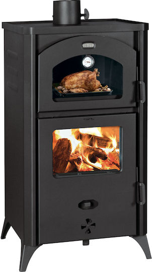 Prity FG R D Steel Wood Stove Black