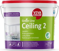 VivaColor Πλαστικό Υδρόχρωμα Green 2.7lt