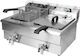 Yato Ηλεκτρική Φριτέζα Διπλή 5kW Χωρητικότητας 2x12lt