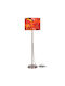Giant Orange Floor Lamp with E27 Lamp Holder in Orange