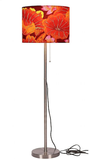 Giant Orange Floor Lamp with E27 Lamp Holder in Orange