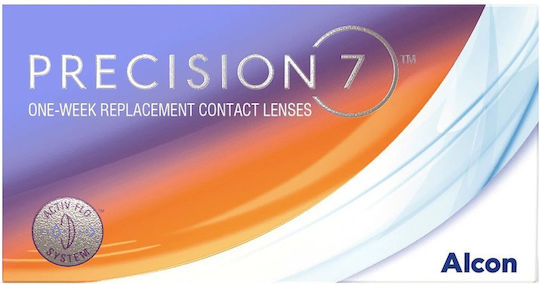 Alcon Precision 7 12 Lentile de Contact Săptămânale din Hidrogel de Silicon