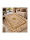 My Home Luxury Rechteckiger Shaggy-Teppich Braun 60x90cm