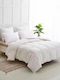 Sunshine Doppelbett-Set, Federbett, 240 x 250 cm, Weiß