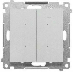Kontakt-Simon Mecanism Încastrat pentru Întrerupător cu Variator de Intensitate LED, Gri Kontakt-Simon Mecanism Încastrat pentru Întrerupător cu Variator de Intensitate LED, Gri