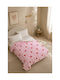 Rythmos Kinder-Wendebettdecke Pink 160x220 cm