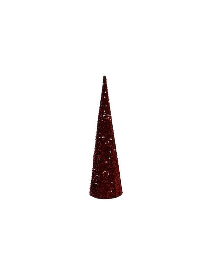 Weihnachtsdeko Metallbaum Kegel 50 cm Bordeaux