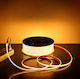 Evivak Waterproof LED Strip 220V Warm White Light 50m COB Type