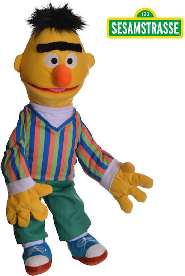 Κούκλα Κουκλοθεάτρου Bert Sesamestreet 65εκ Living Puppets Se101