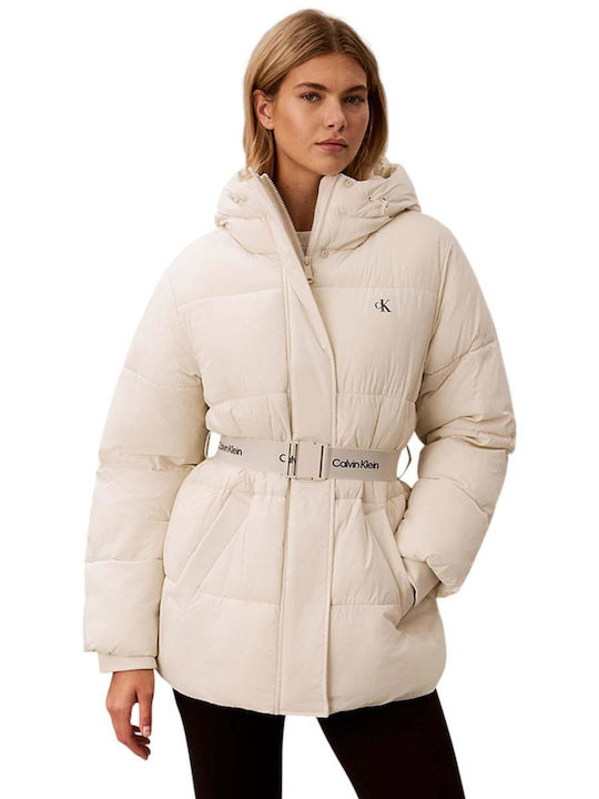 Calvin Klein Damen-Pufferjacke für den Winter B...