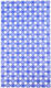 Sidirela E-3119-3 Bathtub Mat with Suction Cups Blue 36x68cm