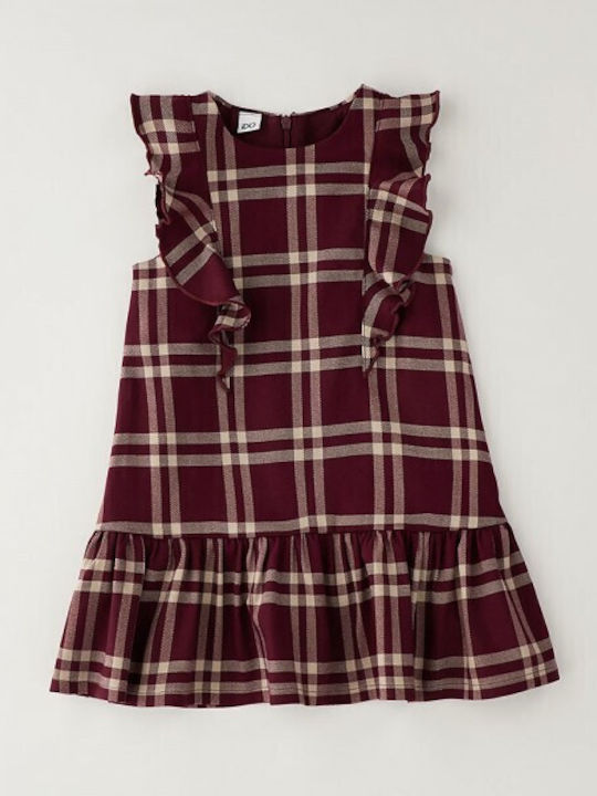 Ärmelloses Mädchenkleid Claret