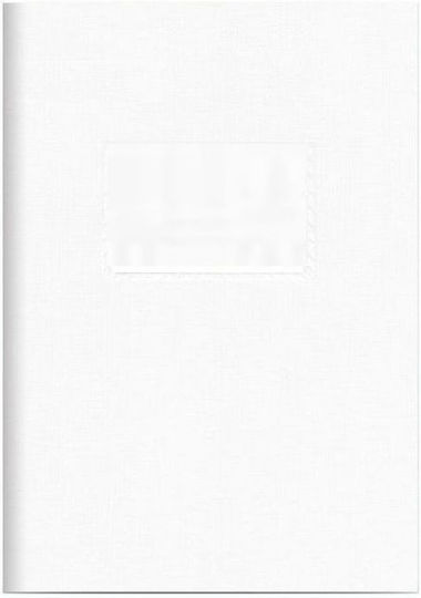Typotrust White Book or Notebook Cover B5 25x17cm