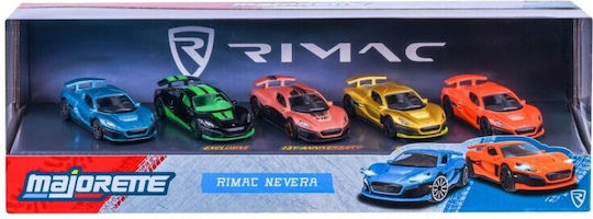 Majorette Car Set of 5 Metal Rimac Nevera Cars 7.5 cm