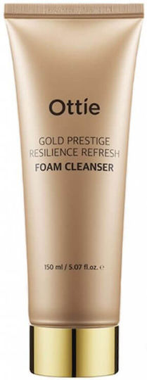Ottie Gold Line Facial Cleansing & Makeup Remover Foam With Anti-Aging & Oil Control Action 150ml