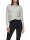 Andrea Damenbluse Super Light Grey Melange