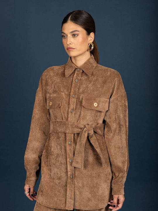 Long Sleeve Women's Shirt Tabac