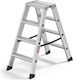 Hailo Aluminum Ladder with 2x4 Steps