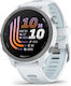 Garmin Forerunner 170 Music 43 mm Smartwatch Rezistent la Apă cu Monitorizare a Ritmului Cardiac (Whitestone Cloud Blue)