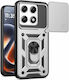 Bodycell Husă Armor Slide Cover Case pentru Motorola Edge 70 Pro/70 Pro Plus Argintie