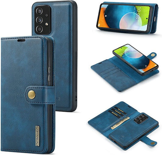 Crazy Horse Wallet-Hülle Blau Samsung Galaxy A53 5G
