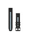 Garmin Watch Bands Quickfit 26mm Black Cirrus Blue Silicone 010-13393-09