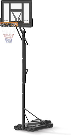 AMILA Set Fly Nlc20 Basketballkorb mit Ständer und Höhenverstellbar 245-305 cm