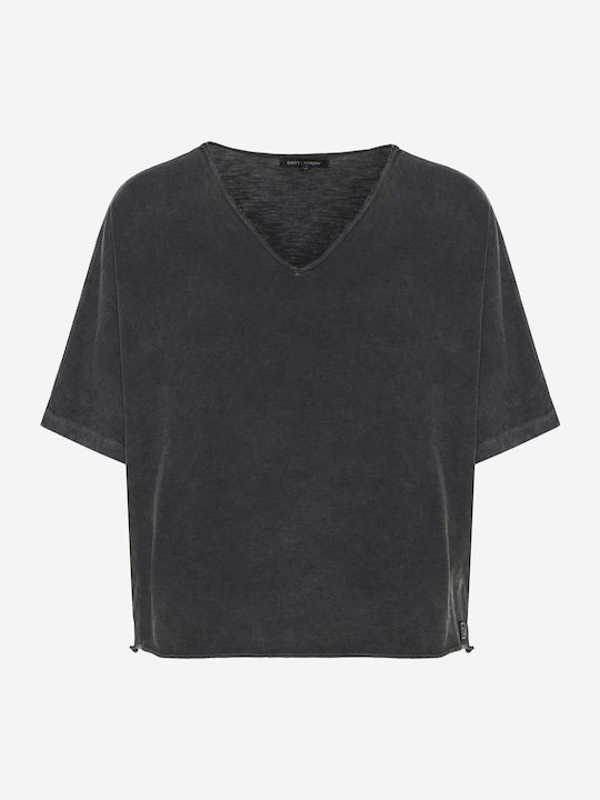 Damen-T-Shirt Schwarz