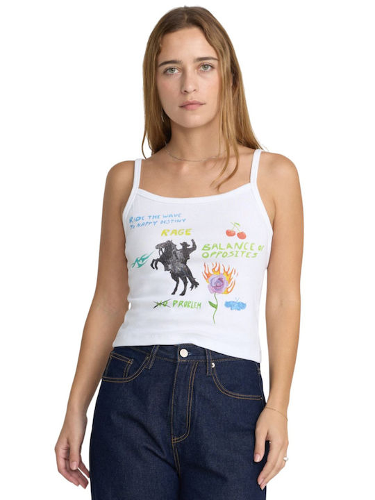 Dani Miller Top Damă Cu Bretele Wht Multi