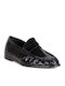 Patent Leather Women's Loafers in Black