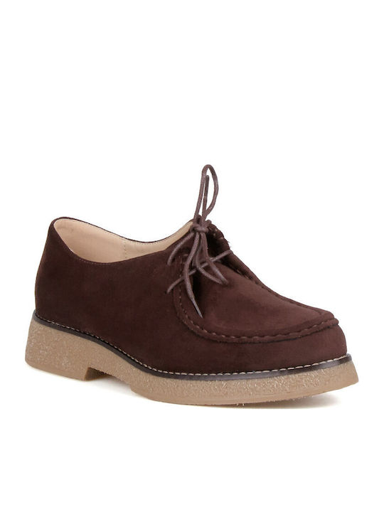 Silia D Suede Women's Loafers in Brown Color