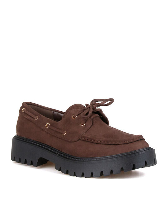 Silia D Suede Women's Loafers in Brown