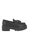 Leather Women's Loafers in Black