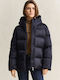 Women's Waterproof Puffer Jacket for Winter Dark Blue