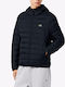 Wasserdichte und Winddichte Pufferjacke Schwarz