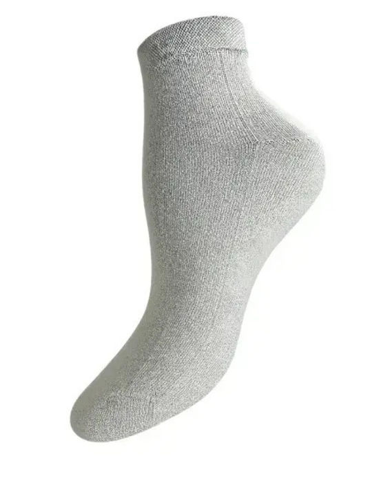 BS Collection Herren Socken Grau Meliert 2er-Pa...