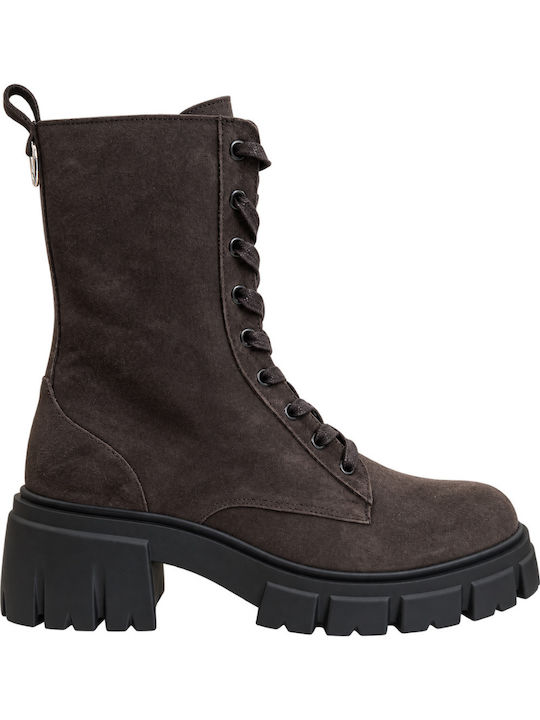 Tsakiris Mallas Wildleder Damen-Kampfstiefel mi...