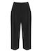 Damen-Stoffhose Schwarz