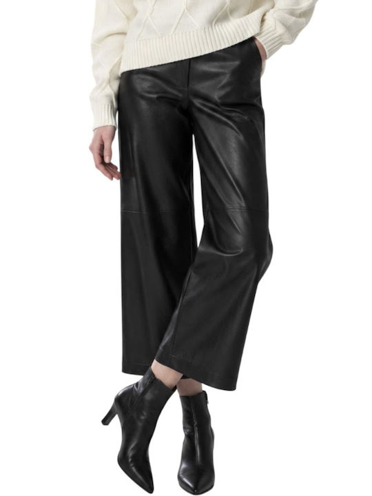 Moutaki Women's Black Zip Culottes