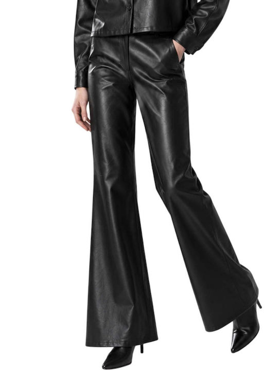 Moutaki Damen-Lederhose Schwarz
