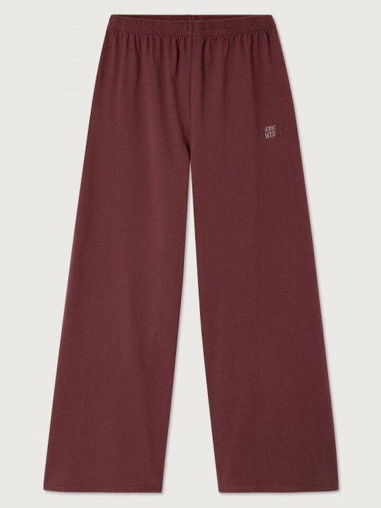 Women's Fabric Trousers in a Relaxed Fit Purple