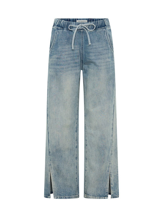 Pantaloni Jeans pentru Femei cu Croială Wide