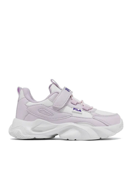 FILA Orion 2 Adidași pentru Copii cu Închidere cu Arici Albi