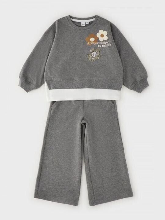 Kinder Jogginganzug-Set Melange Grey