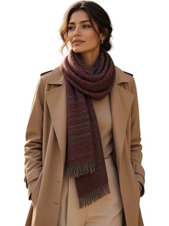 Women's Cashmere Neck Warmer Burgundy