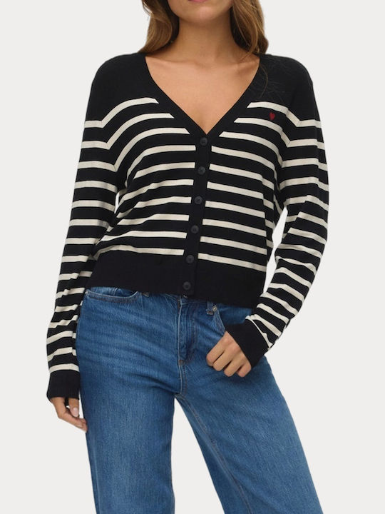 Women's Cardigan with Buttons Black