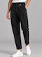 Ανδρικό Παντελόνι Ελαστικό Loose Fit Black