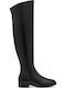 Damenstiefel Über dem Knie Schwarz